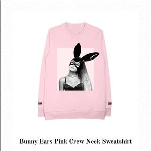 MAJOR ISO ARIANA GRANDE PINK BUNNY CREWNECK!!!!